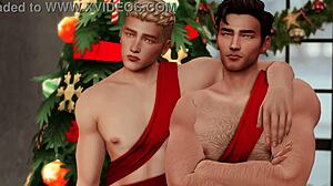 nerdy girls' horny christmas wish double penetration bliss?