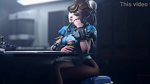 overwatch juno in chun-li cosplay takes deep creampie from azur lane rule 34 hentai