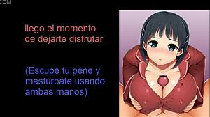 Leafa Suguha Sword Art Online Hentai JOI Español