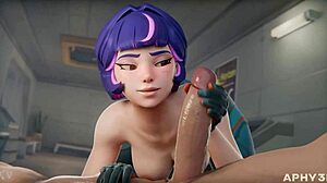 overwatch juno she's like playin with two big cocks b4 the game starts hentai