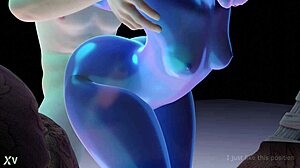 Goo girl slime from sao oozes into seductive 3d hentai encounter