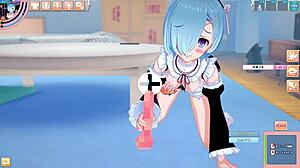 Re zero rem breaks my heart with koikatsu hentai passion overwhelming me
