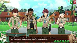 game camp of friends path 2 ep 50 with miss yuri's fantasies in russian