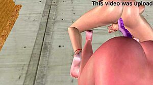 Adorable Shemale Double Dildos Her Tight Ass With Cute Girl Hentai