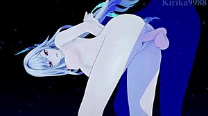 damn skirk and varesa go at it with creampie intensity in genshin hentai game!