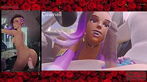 RULE 34 SPLITSCREEN Overwatch Fortnite LoL Candy PMV Compilation Blasts Cumshots