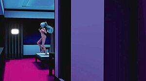 Mmd Haku Dances Seductively After School on Live Webcam