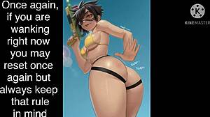 Tracer Endures Brutal Femdom Assplay Dildo Humiliation CBT Piss JOI