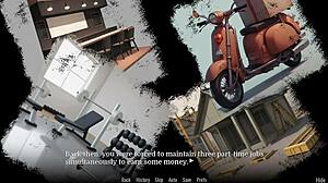 obsessed lucy stalks her lover in twisted yandere animated sex game part 1