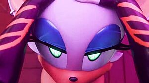 rouge takes sonic deep in rule 34 action