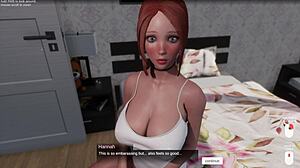 i can't get enough of this big-titted redhead maid milf blowing monster cocks and taking cum facials in master of seduction part 3 gameplay