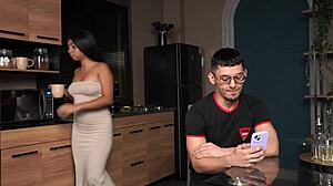 oh man stepbro accidentally fucks slim stepsis in bedroom