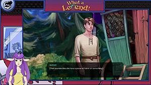 in what a legend part 35 she mounts for cowgirl riding in hentai game