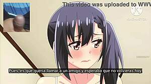 otaku dude unloads hard during intense anal assfucking with shaved pussy girlfriend in delicious anime hentai