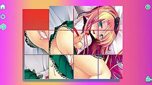 ever wondered about hentai girl's puzzle slider teasing motions?