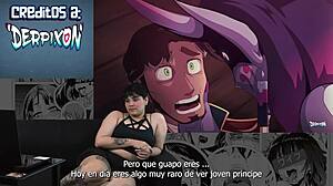 hey, that otaku slut masturbates to her fave anime, right?