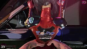 Brilliant Striker's Big Ass Craves Monster Cock Doggie POV!