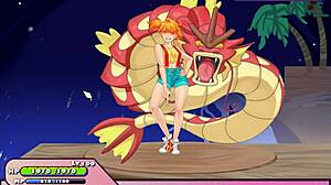 Huge Pokémon Assfucking Creampie on Beach in Con-Quest Game