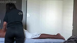 Steamy Happy Ending Handjob Massage Gets Caught On Cam