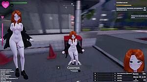 Public Virgin Undresses for Giants' Huge Cocks in Interracial Gangbang Creampie Surprise!