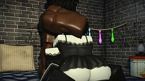 Goth Girl Cheats With Massive BBC Turns Baby Factory