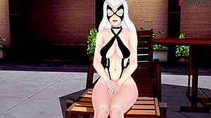 FELICIA HARDY BLACK CAT BIKINI POV SEX SPIDERMAN FANTASY FULL!
