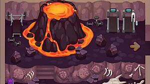 Huge Pokémon Assfucking Creampie on Beach in Con-Quest Game