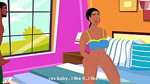 oh man titi strokes her wet pussy then rides that throbbing cock to squirt hard