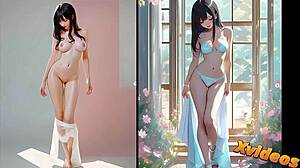 i'm amazed by this ai anime art nude future vision