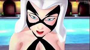 FELICIA HARDY BLACK CAT BIKINI POV SEX SPIDERMAN FANTASY FULL!
