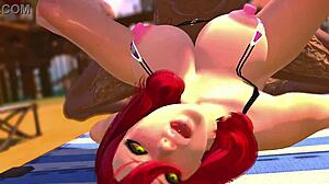 bikini test turns into blowjob and pussy fucking with big tits pornstar.