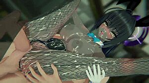 karin's bound choco maid takes pov dp bukkake and squirts in defeat