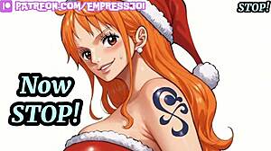 Mistress Nami strips your Christmas gifts while humiliating your pathetic urges