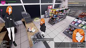 Huge Cock Pounds Cute Big Tits Giantess in Public Outdoor Blowjob Anal Creampie 3D Hentai Game