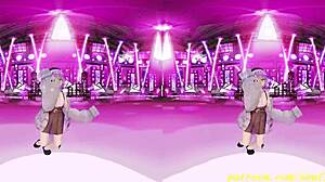 Towa's Hypnotic VR180 MMD Dance Sways Seductively in 3D Hololive Hentai