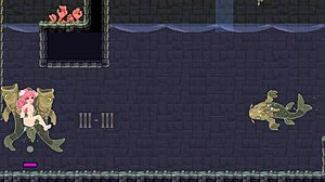 Busty heroine wanders mythical dungeon taking anal bukkake gangbang creampie squirt