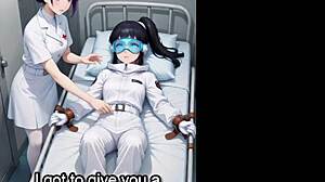 naughty alien nurse seduces patient in lesbian hospital monster animation
