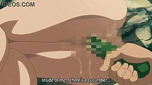 hentai rule34 big boobs teen rides monster cock outdoors pov