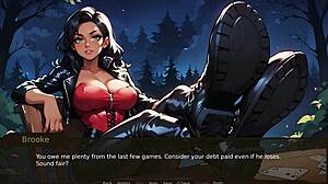 farmer's goth lesbian teen gets huge cum loads on small tits in kinky ranch taboo