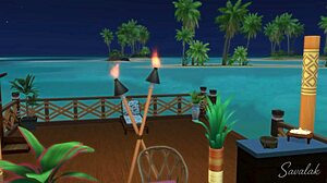 Young lover tempts horny latina beauty on beach vacation!!