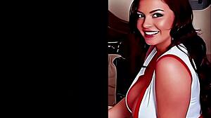 what if homemade ai anime bondage hid a secret anal craving in those huge tits?