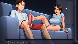 Stepsister Catches Jerking Off and Offers Tight Pussy in Summertime Saga