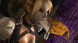 I crave sucking that villain queen's massive cock like harley does