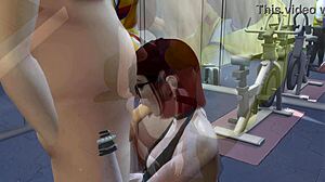 milf and redhead take double anal bukkake creampie gangbang huge cocks