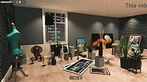 beautiful lady's huge tits hide giant demon secrets in sexy outfit