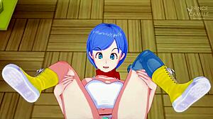 bulma takes hardcore missionary pussy pounding creampie pov dragon ball style