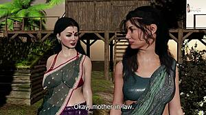 Busty Desi Housewife Savita's Secret Ritual Pregnancy Fuck with Babaji