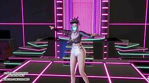 akali kda performs erotic mmd hwasa dance in league of legends hentai