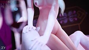 elsa mounts monster cock in reverse cowgirl disney hentai ride