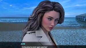 Hot brunette milf fucked hard by monster cock at beach squirting creampie curvy huge tits